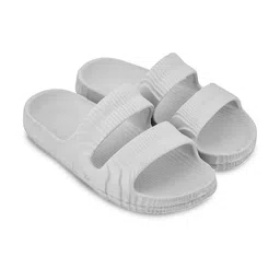 Feel alive Men Set Of 4 Self Design Clogs Flip Flops image 5