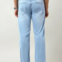 AD By Arvind Men Slim Fit Mid-Rise Clean Look No Fade Jeans image 4