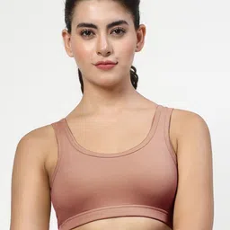 LILY Women Pack Of 4 Seamless Non Padded Sports Bra Full Coverage image 5