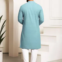 JASHNA Woven Design Cotton Kurtas image 3
