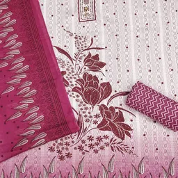 KALINI Embroidered Unstitched Dress Material image 3