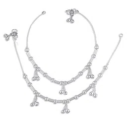 Heer Collection Silver-Plated Anklet image 3