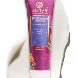 Zanya Hydrating Face Wash For Dry Skin With Aloevera - 75 ml-picture-34