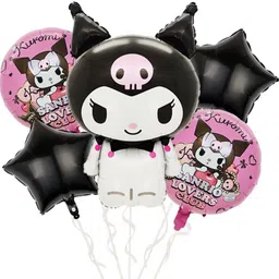 bash n splash Printed Kuromi Balloon Japanese Cartoon Birthday Party Decorations Sanrio lovers club Balloon-picture-13