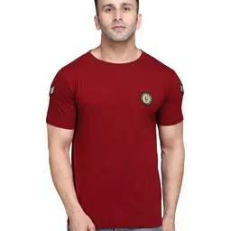 Blisstone Men Solid Regular Sleeves Slim Fit T-shirt-picture-13