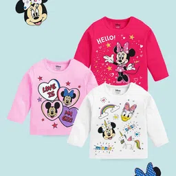 Disney By Miss and Chief Girls 3 Printed Applique T-shirt-picture-37