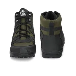 Leo's Fitness Shoes Men Colourblocked Mid-Top Flat-Heeled Boots image 4