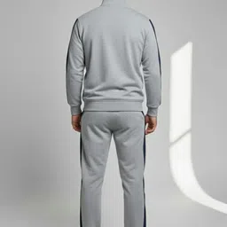 SANDPIPER Self Design Mock Collar Tracksuits image 2