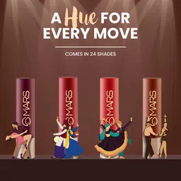 MARS Creamy Matte Ultra Pigmented Long Lasting Bullet Lipstick - Bollywood Surprise 09 image 5