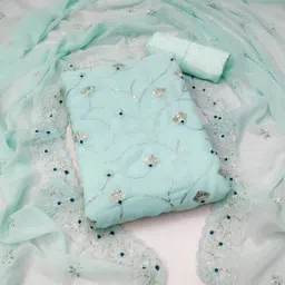 Maroosh Floral Embellished Unstitched Dress Material-image-62