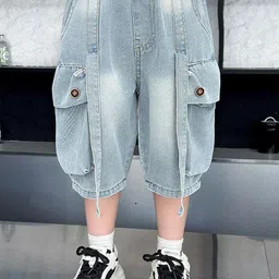 StyleCast x Revolte Boys Washed Cargo Shorts Shorts-picture-26