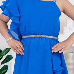 Lei-Chie Georgette A-Line Dress image 3