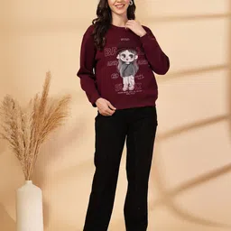 Juelle Women Printed Sweatshirt image 3