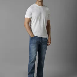 Louis Philippe Jeans Men Slim Fit Mid-Rise No Fade Jeans image 5