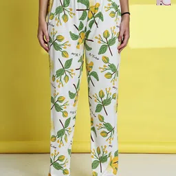 ETC Women Pack Of 2 Floral Printed Cotton Lounge Pants-image-89