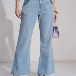 Tokyo Talkies Women Comfort Bootcut High-Rise Light Fade Stretchable Jeans-picture-13