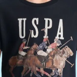 U.S. Polo Assn. Kids Boys Brand Logo Printed Applique T-shirt image 3