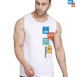 SLOWLORIS Men 2 Printed Applique Slim Fit T-shirt image 1