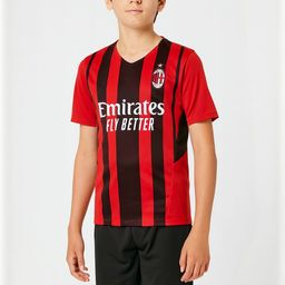 dostitch Boys Red & Black Graphic Printed V-Neck Polyester T-shirt & Shorts-picture-1