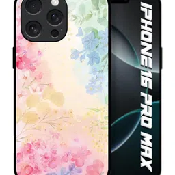 QRIOH Floral Printed iPhone 16 Pro Max Back Case Mobile Accessories-picture-26