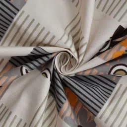 YaAkholic Multicoloured 210 TC Queen Bedsheet with 2 Pillow Covers image 4