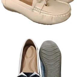 k-nine Trendy Ethnic Loafer Jutti for Women | Casual Wear-Bej_Grey Casuals For Women-picture-17