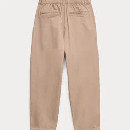 Marks & Spencer Boys Regular Fit High-Rise Pleated Cotton Chinos Trouser image 2