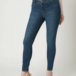 Kraus Jeans Women Skinny Fit High-Rise Light Fade Jeans-picture-41