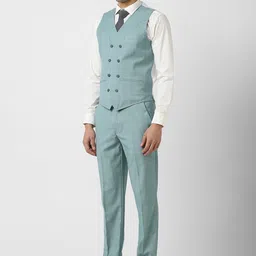 Van Heusen Textured Slim Fit Formal Two Piece Suit image 2