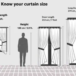 paradise home decor 152.3 cm (5 ft) Window Polyester Curtain (Pack Of 3) image 5