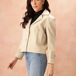 all about you Luxe Collection Notched Lapel Coat image 3