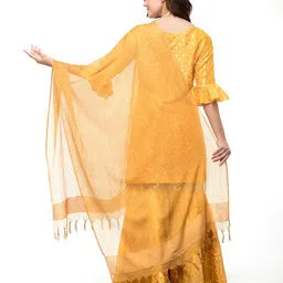 A R SILK DUPATTA HUB Woven Design Dupatta image 2