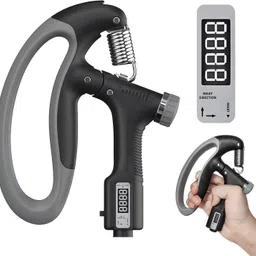 pheonix Combo D Shape Hand Gripper with Finger Exerciser for Men & Women Fitness Accessory Kit Kit image 2