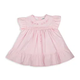 MeeMee Embroidered Batwing Sleeve Fit & Flare Dress image 2