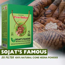 Prem Dulhan Set Of 3 Premium 5 Filter Cone Henna Mehendi Powder-1kg Each image 4