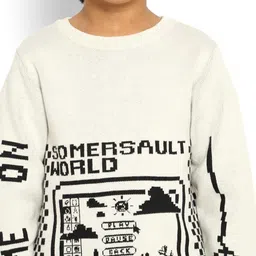 Somersault Boys Typography Printed Pullover image 3