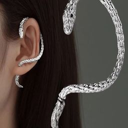VAGHBHATT Silver Plated Animal Shaped Ear Cuffs-picture-46