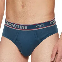 Rupa Frontline Pack Of 4 Assorted Pure Cotton Mid-Rise Basic Briefs image 4