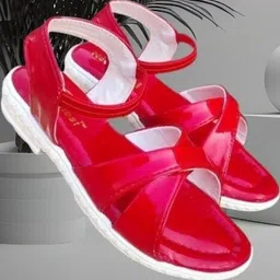 NEW LATEST Red Leather Sandals-picture-28