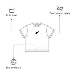 The Korhean Store Men Printed Extended Sleeves T-shirt image 2