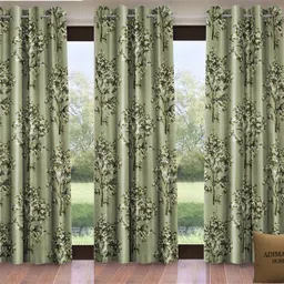 adimanav 274.32 cm (9 ft) Long Door Polyester Semi Transparent Curtain (Pack Of 3)-picture-14
