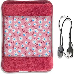 (Soft Velvet Gel Heating Pad (for Instant Pain Relief Warm) Electric 1 L Hot Water Bag-image-11