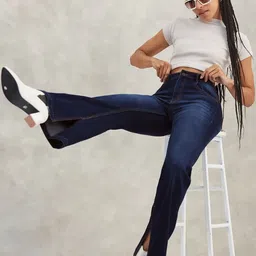 The Roadster Lifestyle Co Women Bootcut Fit Mid Rise Jeans-picture-36