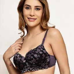 PrettyCat Grey Underwired Polyester T-shirt Bra image 2