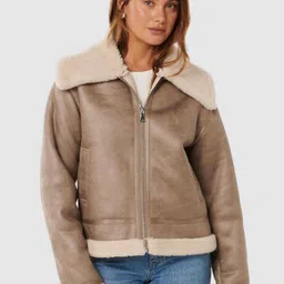 Forever New Women Leather Jacket-picture-10