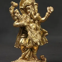 Exotic India Gold-Toned Religious Idol Showpiece-image-56