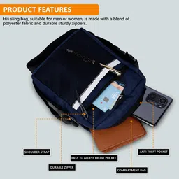 Harissons Unisex Messenger Bag image 3