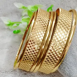 Shree enterprise Gold-Plated Brass Bangle-picture-29