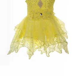 dress collection Baby Girls Midi/Knee Length Festive/Wedding Dress (Yellow, Sleeveless)Nice Dress-picture-36