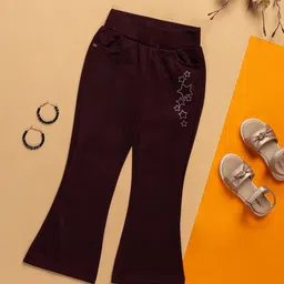 Purple United Kids Girls Trousers-picture-53